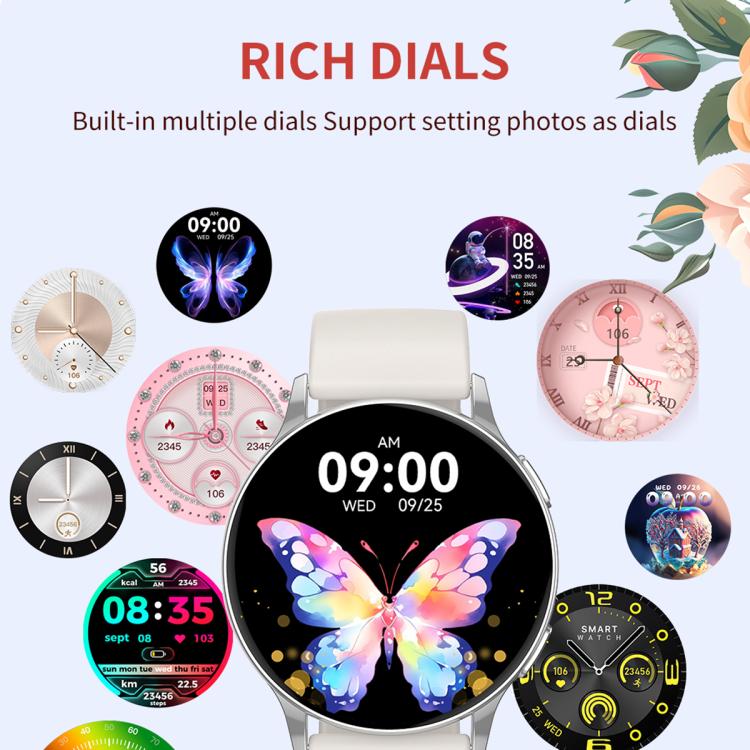 CY29 1.32 inch AMOLED Screen Female Smart Watch Supports COFIT APP(Black)