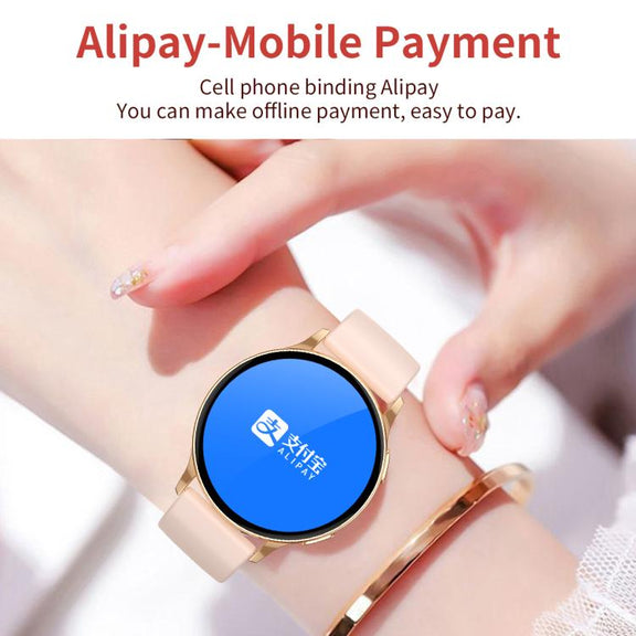 CY29 1.32 inch AMOLED Screen Female Smart Watch Supports COFIT APP(Silver)