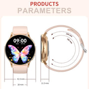 CY29 1.32 inch AMOLED Screen Female Smart Watch Supports COFIT APP(Silver)