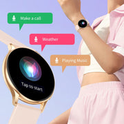 CY29 1.32 inch AMOLED Screen Female Smart Watch Supports COFIT APP(Black)
