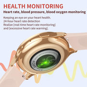 CY29 1.32 inch AMOLED Screen Female Smart Watch Supports COFIT APP(Black)