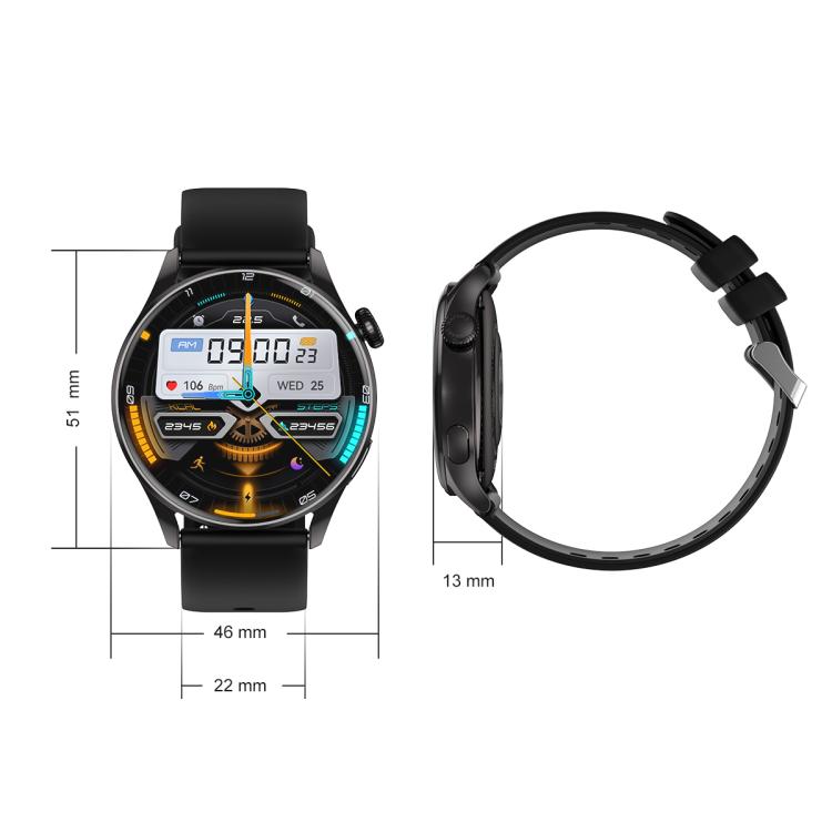 CY32 1.39 inch IPS Screen Sports Smart Watch Supports BT Call / COFIT APP(Black)