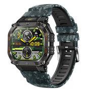 HT34 1.75 inch IPS Screen 3ATM Outdoor Sports BT Smart Watch(Camouflage)