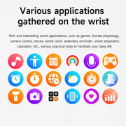 KC91 1.39 inch IPS Screen 3ATM Outdoor GPS Smart Watch with Flashlight(Pink)