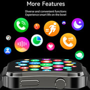 U13 2.2 inch IPS Curved Screen Smart Watch Supports BT Call(Gold)