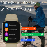U13 2.2 inch IPS Curved Screen Smart Watch Supports BT Call(Black)