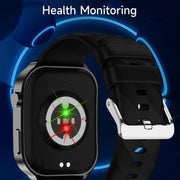 U13 2.2 inch IPS Curved Screen Smart Watch Supports BT Call(Black)