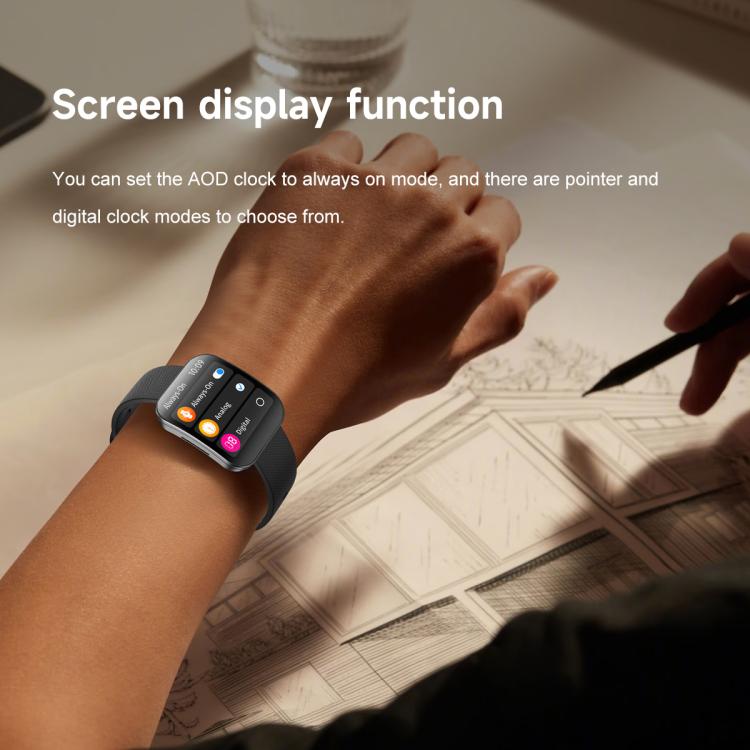 U17 1.85 inch Ultra-thin Curved Screen IP68 Sports Smart Watch(Rose Gold)