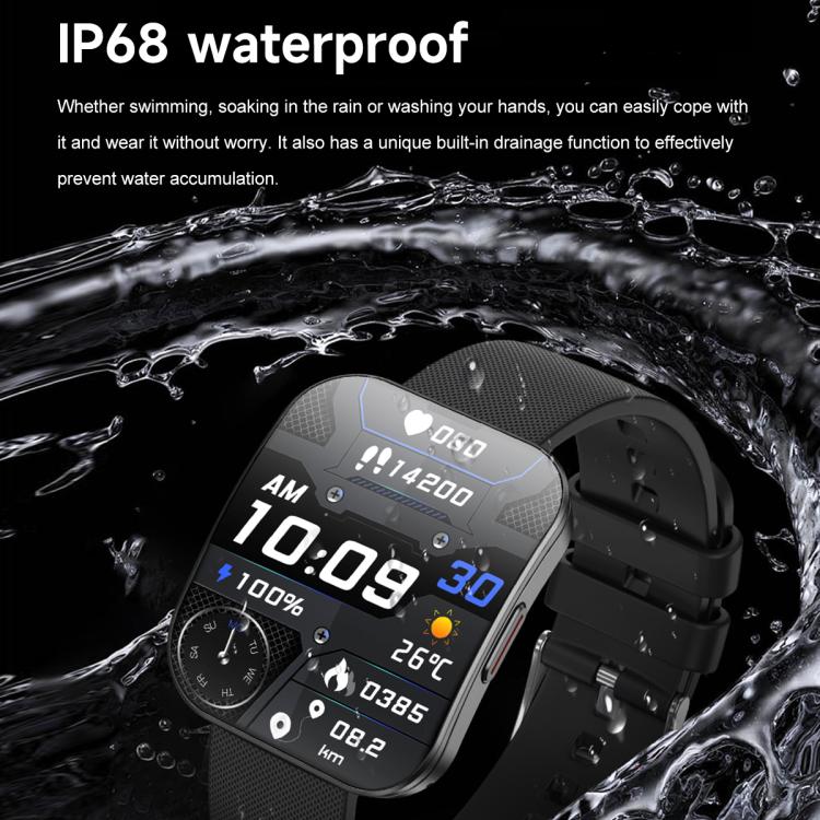 U17 1.85 inch Ultra-thin Curved Screen IP68 Sports Smart Watch(Rose Gold)