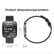 U17 1.85 inch Ultra-thin Curved Screen IP68 Sports Smart Watch(Rose Gold)