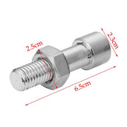 Simulation Spare Tire Screw Capsule Medicine Storage Tank Pill Storage Organizer(Silver)