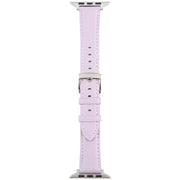 For Apple Watch 46mm / 49mm / 45mm / 44mm Silk Microfiber Leather Watch Band(Purple)
