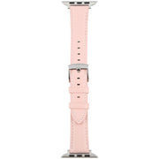 For Apple Watch 46mm / 49mm / 45mm / 44mm Silk Microfiber Leather Watch Band(Pink)
