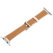 For Apple Watch 46mm / 49mm / 45mm / 44mm Silk Microfiber Leather Watch Band(White)