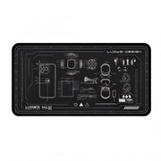 Luowei LW-M4 15.6-inch High-Temperature Resistant Insulation Silicone Repair Pad