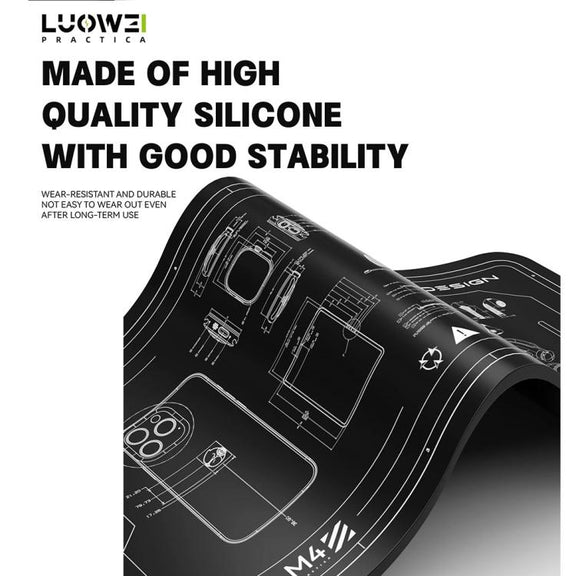 Luowei LW-M4 15.6-inch High-Temperature Resistant Insulation Silicone Repair Pad