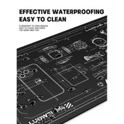 Luowei LW-M4 15.6-inch High-Temperature Resistant Insulation Silicone Repair Pad