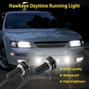10 PCS 23mm 6LEDs SMD-5730 DC9-80V Motorcycle Eagle Eye Light(White and Yellow Light)
