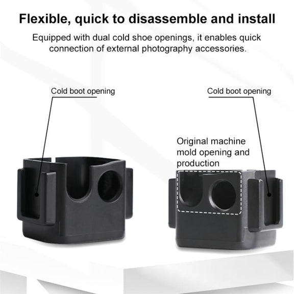 For DJI Osmo Pocket 3 Adapter Expansion Bracket Frame with Backpack Clip