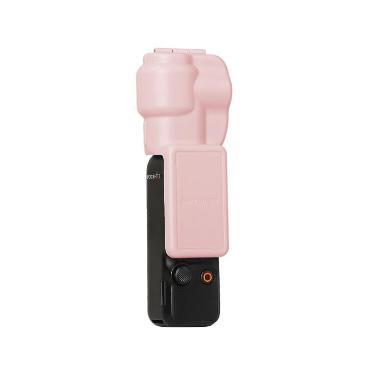 For DJI OSMO Pocket 3 Sunnylife Colorful Gimbal Cover Camera Protector Screen Protective Case(Pink)