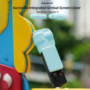 For DJI OSMO Pocket 3 Sunnylife Colorful Gimbal Cover Camera Protector Screen Protective Case(Yellow)