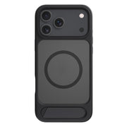 For iPhone 17 Pro Kalebol MagSafe Invisible Tilt Holder PC Hybrid TPU Case(Black)