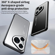 For Huawei Pura 80 5G Frosted Metal Phone Case(Black)