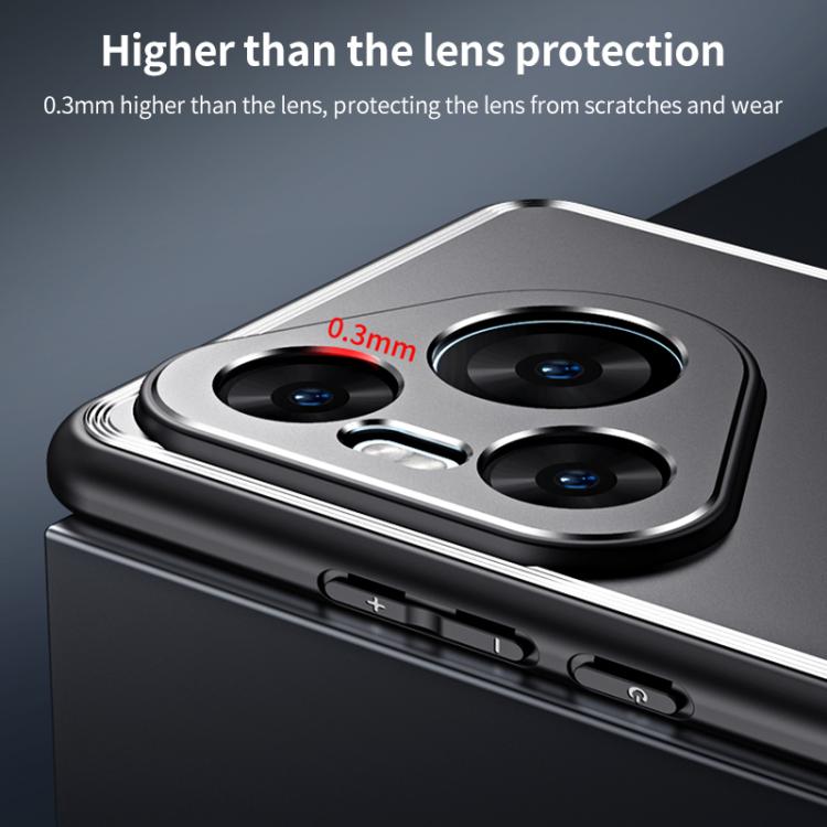 For Huawei Pura 80 5G Frosted Metal Phone Case(Silver)