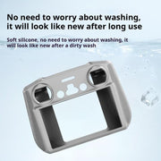 For DJI RC 2 Remote Control Shockproof Anti-scratch Silicone Case(Grey)