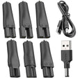 8pcs / Set DC 5.5 x 2.1mm Female to Shaver Interface Charging Adapter Converter - free shipping - PMC TechLife - Order now!