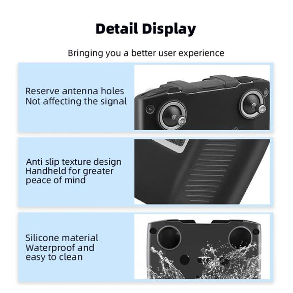 For DJI RC-N2 / RC-N1 BRDRC Remote Control Shockproof Anti-scratch Silicone Case(Black)
