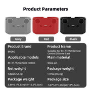 For DJI RC-N2 / RC-N1 BRDRC Remote Control Shockproof Anti-scratch Silicone Case(Black)