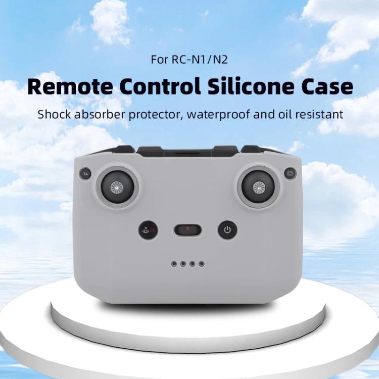 For DJI RC-N2 / RC-N1 BRDRC Remote Control Shockproof Anti-scratch Silicone Case(Black)
