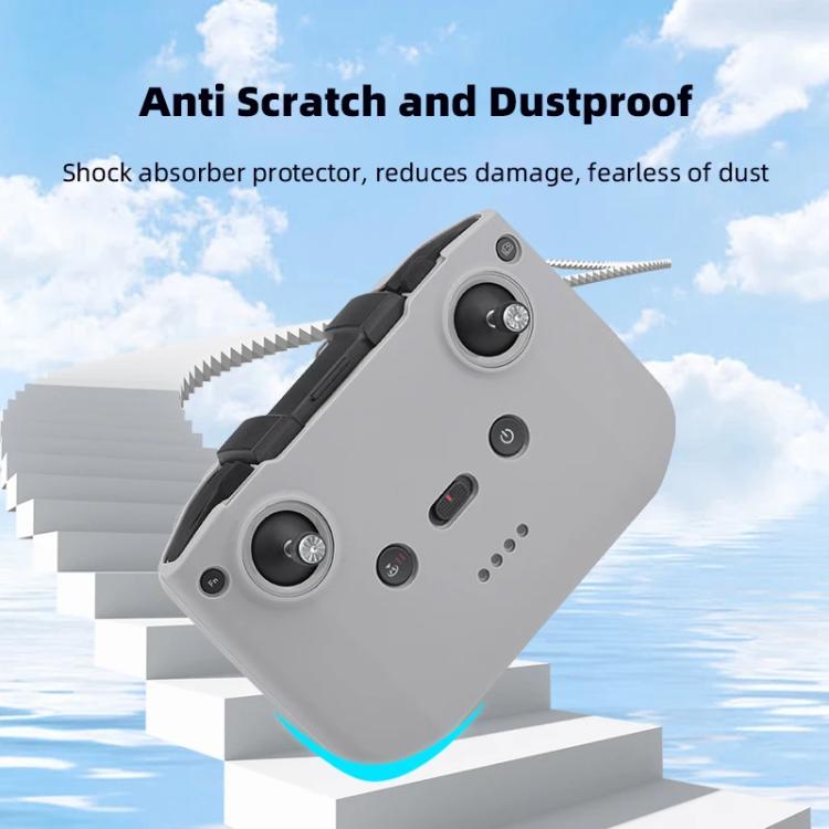 For DJI RC-N2 / RC-N1 BRDRC Remote Control Shockproof Anti-scratch Silicone Case(Black)