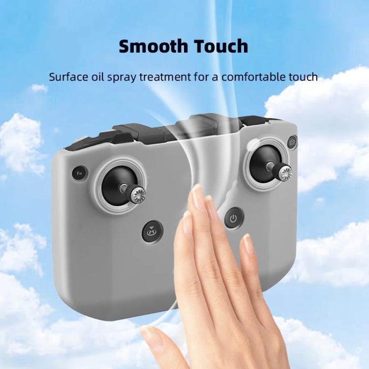 For DJI RC-N2 / RC-N1 BRDRC Remote Control Shockproof Anti-scratch Silicone Case(Black)