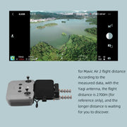 For DJI Mavic 3 / Air 2 / Air 2S / Mini 2 BRDRC Remote Controller Copper Yagi-Uda Antenna Signal Enhancer(Black)