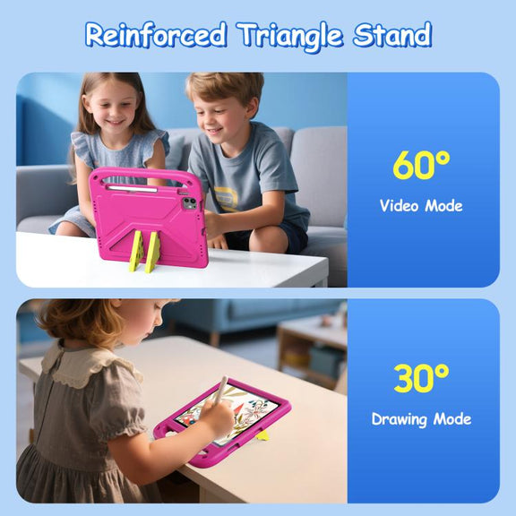 For iPad Air 2020 10.9 / 2022 DUX DUCIS PUFF Series EVA Portable Holder Tablet Case(Pink)