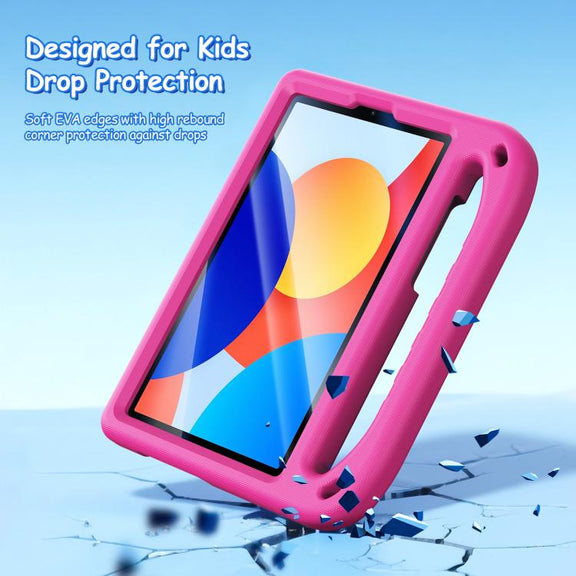 For Xiaomi Redmi Pad SE DUX DUCIS PUFF Series EVA Portable Holder Tablet Case(Pink)
