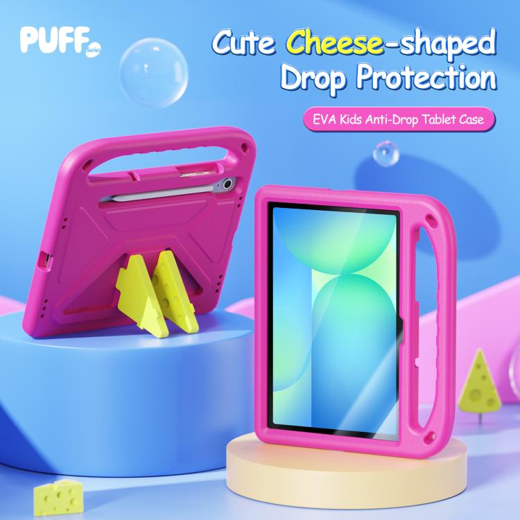 For Samsung Galaxy Tab S10 FE / S9 FE DUX DUCIS PUFF Series EVA Portable Holder Tablet Case(Pink)