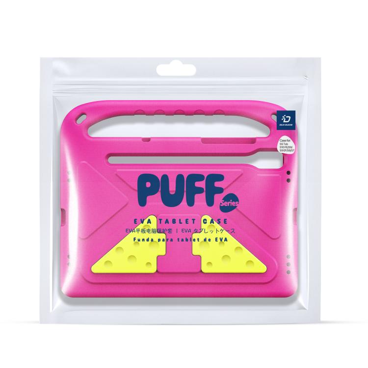 For Samsung Galaxy Tab S10 FE / S9 FE DUX DUCIS PUFF Series EVA Portable Holder Tablet Case(Pink)