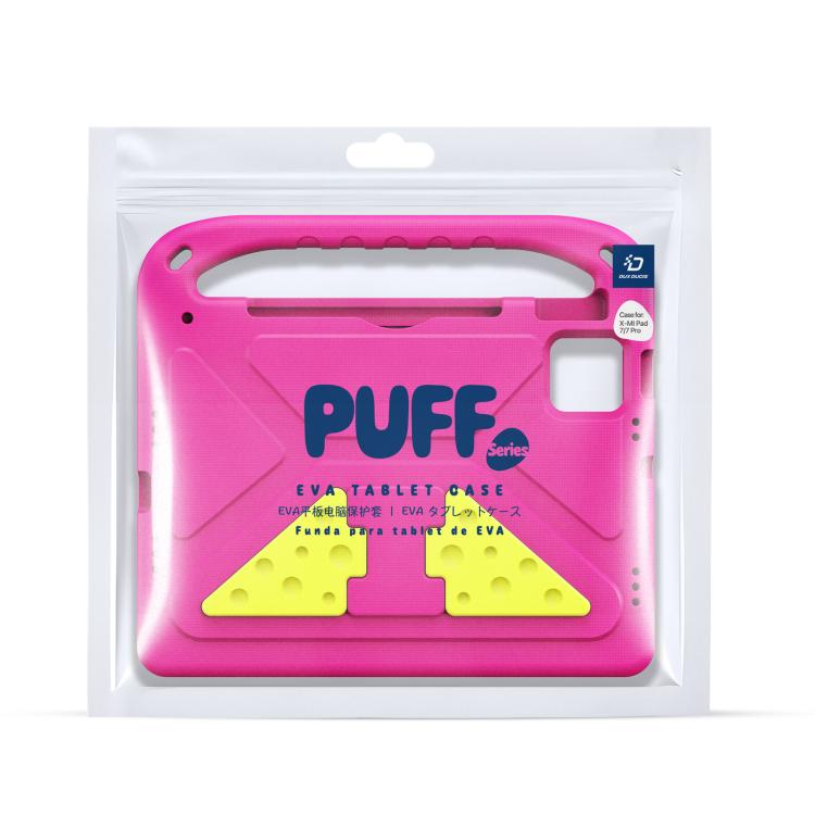 For Xiaomi Pad 7 / 7 Pro DUX DUCIS PUFF Series EVA Portable Holder Tablet Case(Pink)