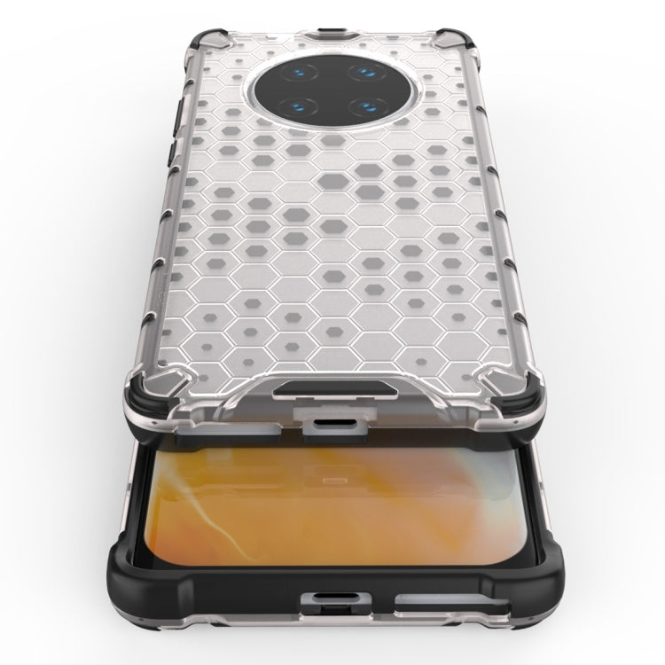 For Huawei Mate 40 Pro Shockproof Honeycomb PC + TPU Protective Case(White)