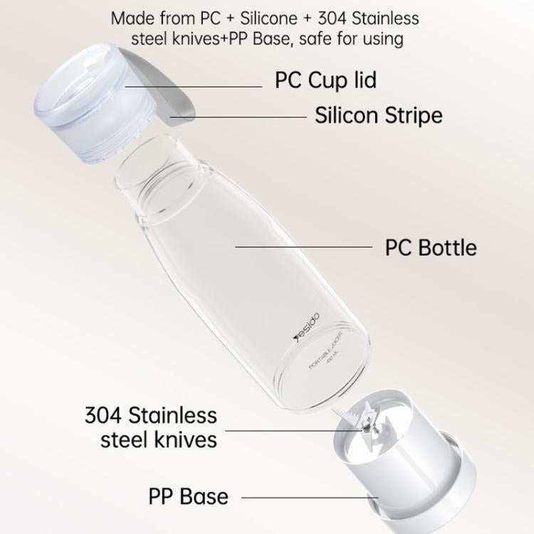 Yesido EC17 80W Portable Multi-Function Juicer(White)
