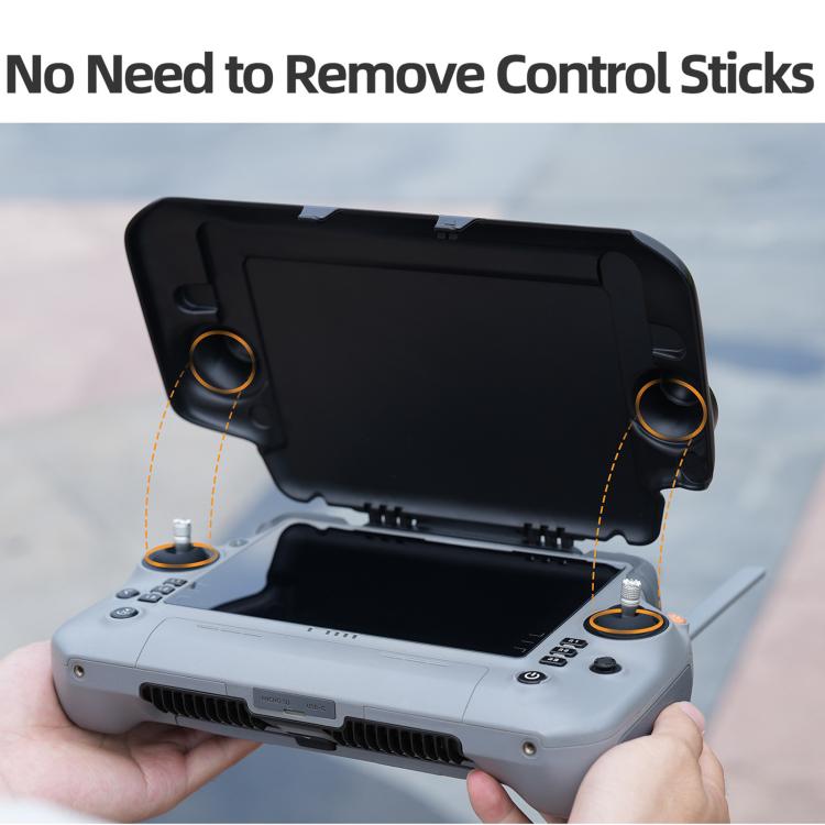 For DJI RC Plus 2 Sunnylife Remote Control Sunshade Protection Cover(Grey)