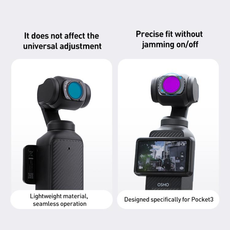 For DJI Osmo Pocket 3 Camera Lens Filter, Filter:UV