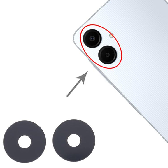 For Samsung Galaxy A06 5G SM-A066B 10set Back Camera Lens
