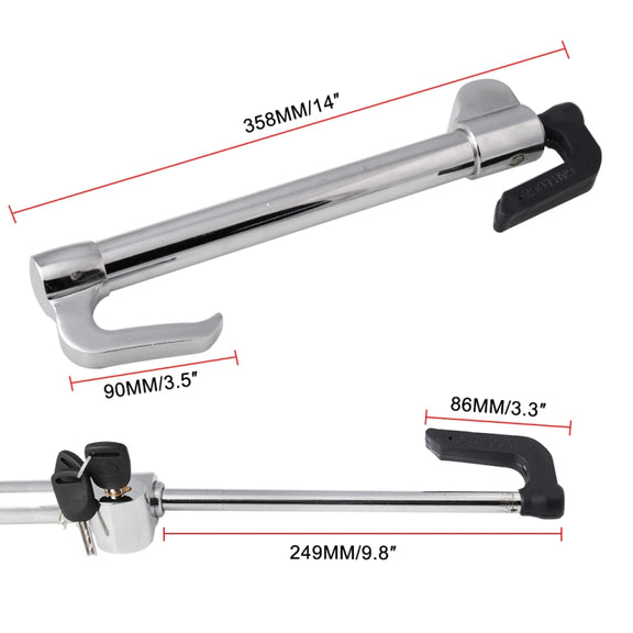 Universal Modified Clutch Lock Extendable Steering Wheel & Clutch Brake Lock
