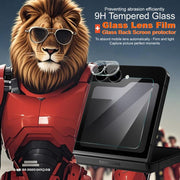 For Samsung Galaxy Z Flip7 FE 1 Sets imak Lens Film + Glass Rear Screen Sticker