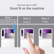 For Samsung Galaxy Z Flip7 FE 1 Sets imak Lens Film + Glass Rear Screen Sticker