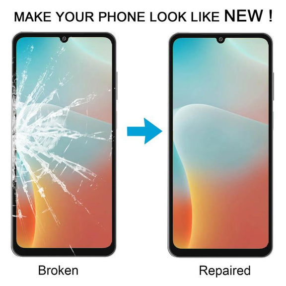 For Samsung Galaxy M06 SM-M066B 10pcs Front Screen Outer Glass Lens with OCA Optically Clear Adhesive